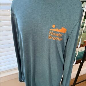 Howler Brothers Blue Long Sleeve tech shirt